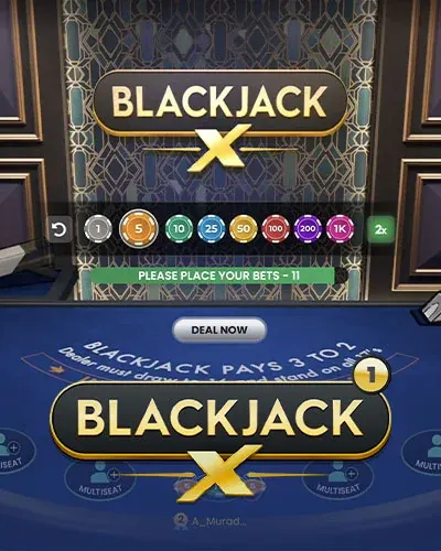 Blackjack X 1 - Azure | Pike Casino AT